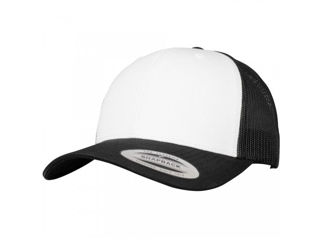 6606 BLACK Flexfit/Yupoong Trucker