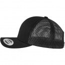 6606 BLACK Flexfit/Yupoong Trucker