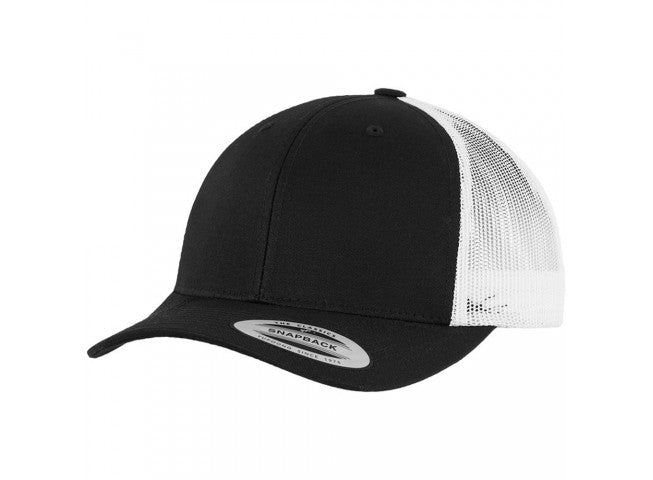 6606 BLACK Flexfit/Yupoong Trucker