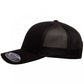 110M BLACK Flexfit Snapback Mesh
