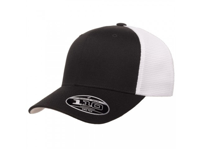 110M BLACK Flexfit Snapback Mesh